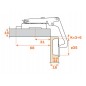 BSP Balama usi de colt la 90°